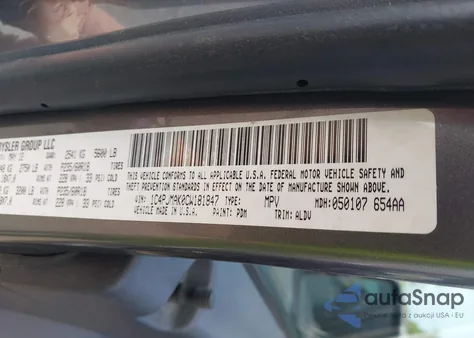 2012 Jeep Liberty Sport z USA, uszkodzony, nr VIN 1C4PJMAK0CW181847